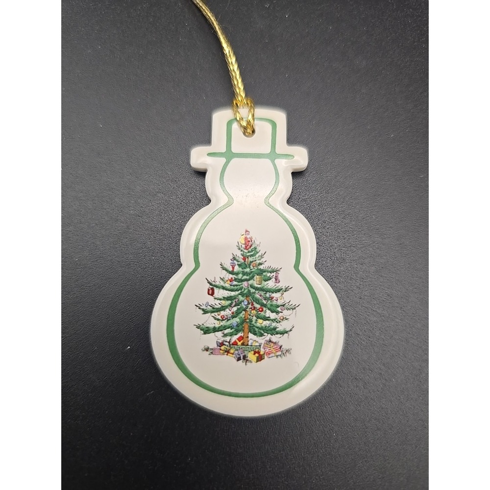 Spode Christmas Tree Ornament Snowman